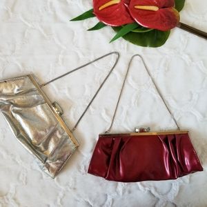 Daisy Fuentes Beatrice Clutch Purse Lot of 2